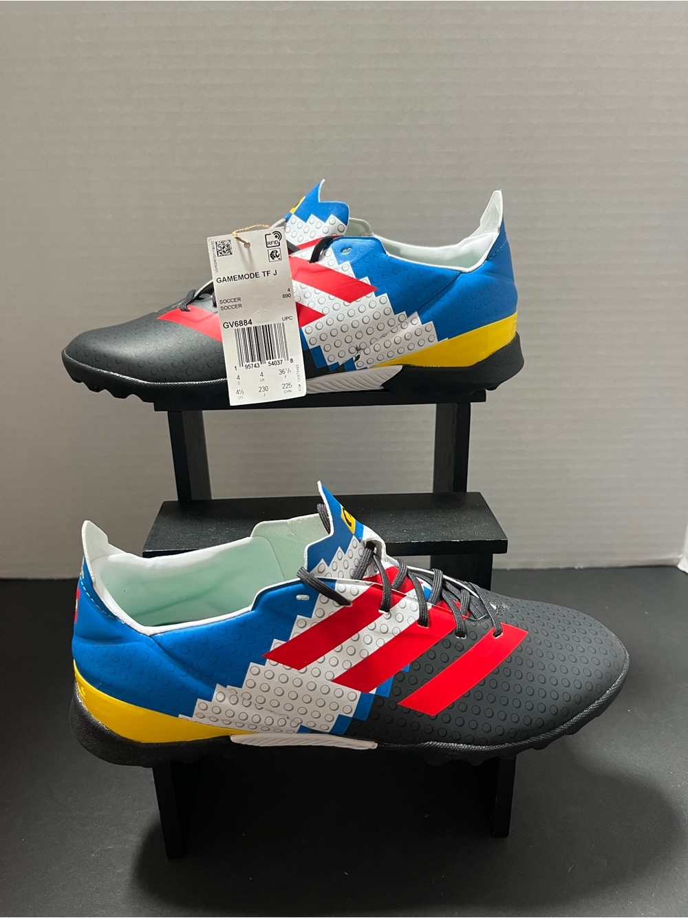 New Adidas x LEGO Gamemode TF J Turf Soccer Cleats - Youth Size-4.5 w/Box
